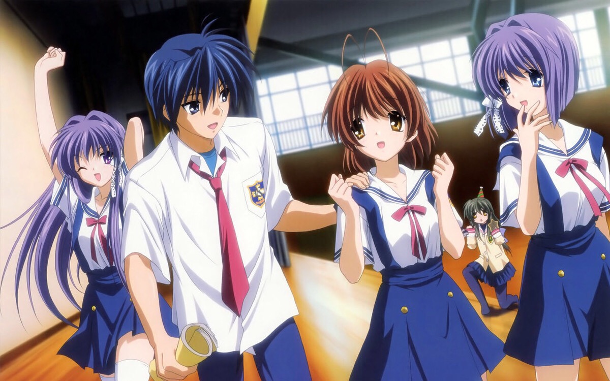 clannad 古河渚,冈崎朋也,冈崎汐