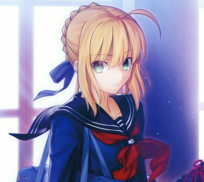 校服装吾王saber