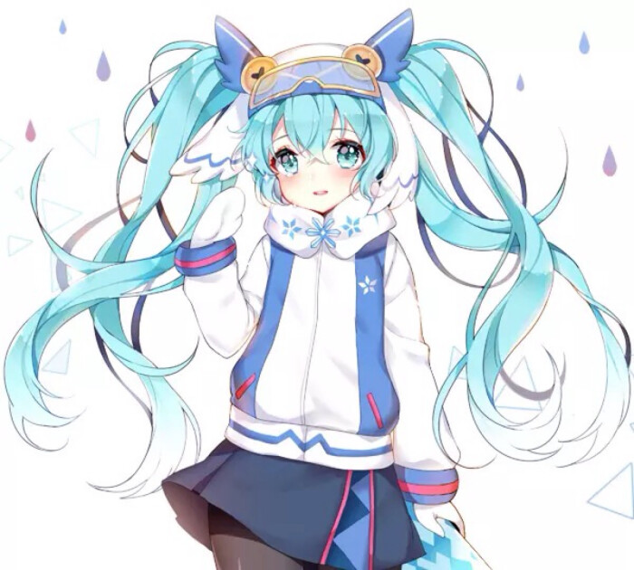 唯美 少女 小清新 温馨 兔子 萌 治愈 二次元 高清 壁纸 miku 初音