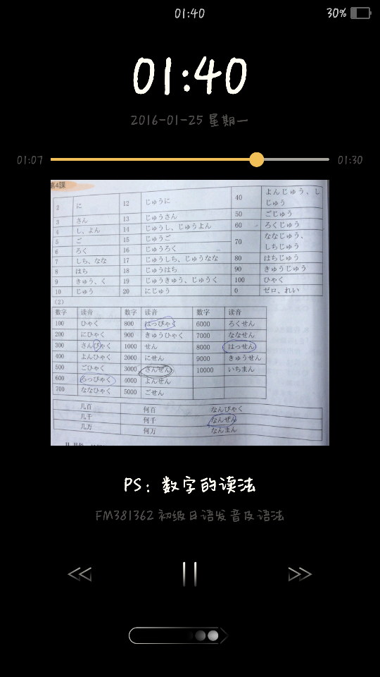 日语,数字