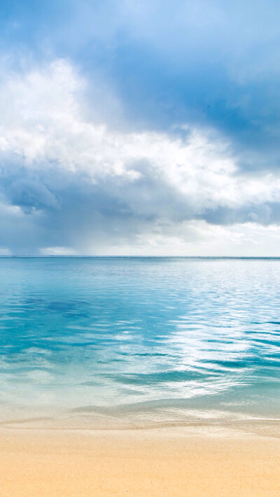 唯美自然风景 蓝天碧海 沙滩 海洋 唯美风景 iphone手机壁纸 唯美壁纸