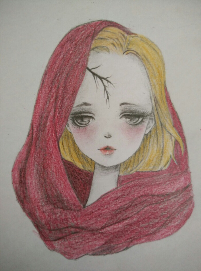 忧郁小女孩