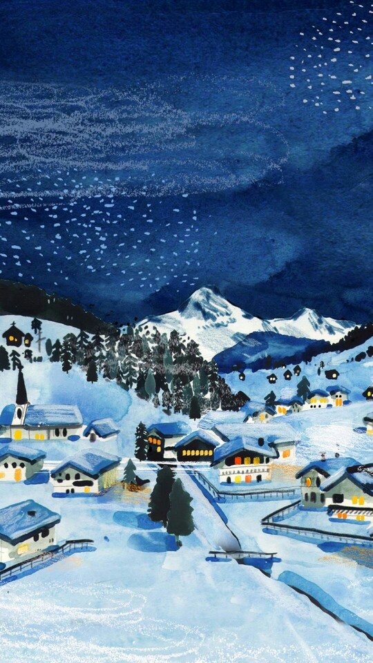 治愈系插画锁屏壁纸原图第二波,关注我分享更多壁纸.