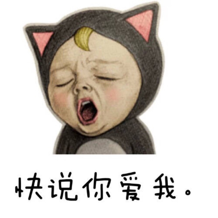 快说你爱我 表情包