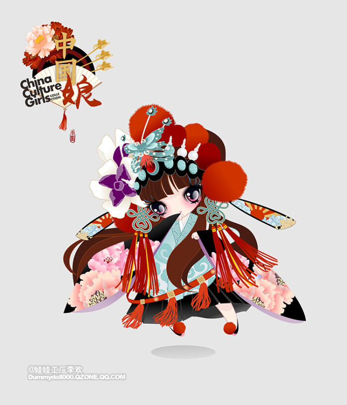 中国娘!中华传统风物拟人-萌系q版系列