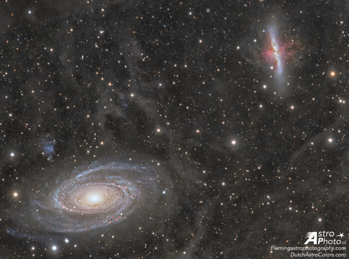 星系大战:m81对战m82.