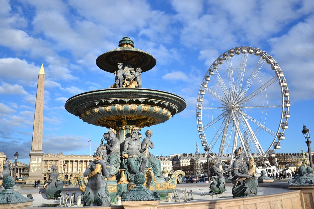 法国「巴黎」『协和广场』— 协和广场建于1757年,是一个非常美丽的