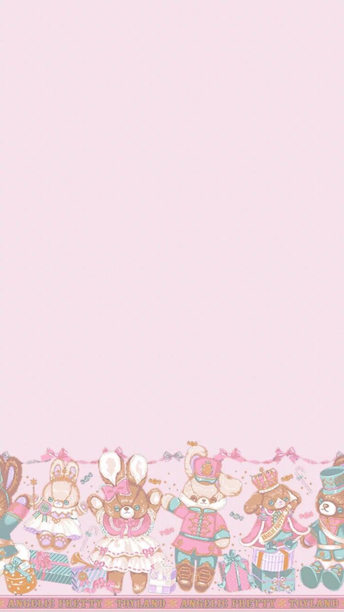 少女心壁纸 lolita小熊