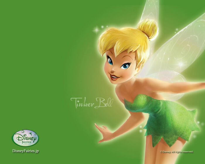 tinker bell 奇妙仙子精灵,迪士尼经典卡通人物