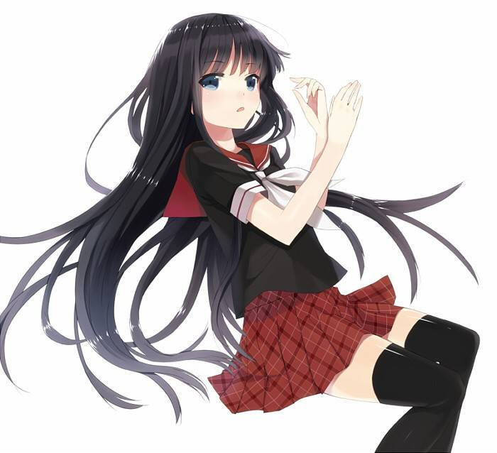 二次元の美图#长发 短发 单马尾 双马尾 麻花辫 美少女 美男 二次元