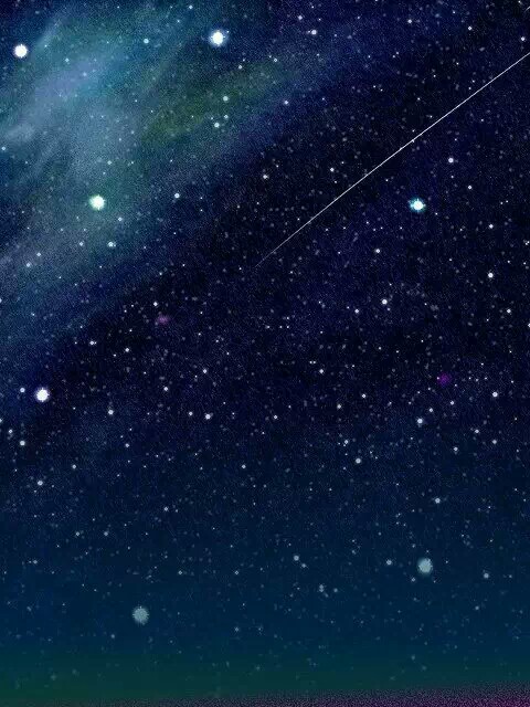 夜晚,星空,唯美