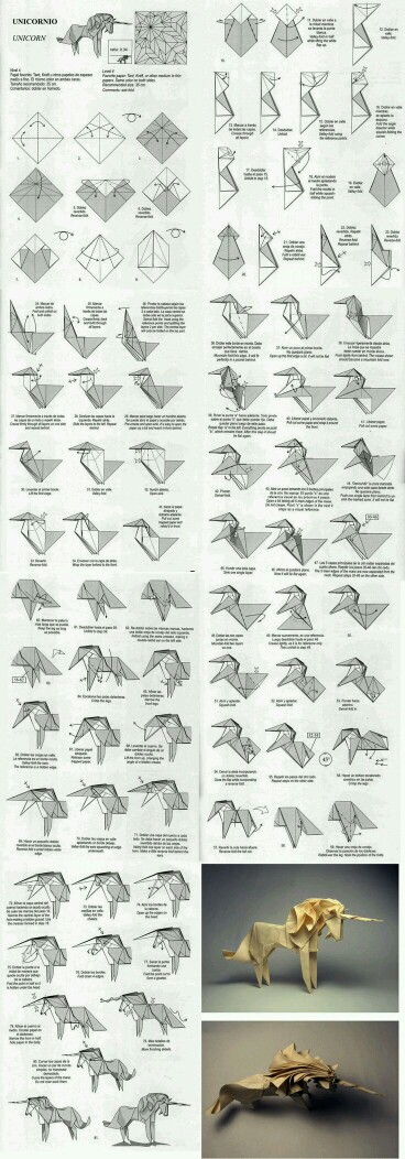 独角兽折纸教程