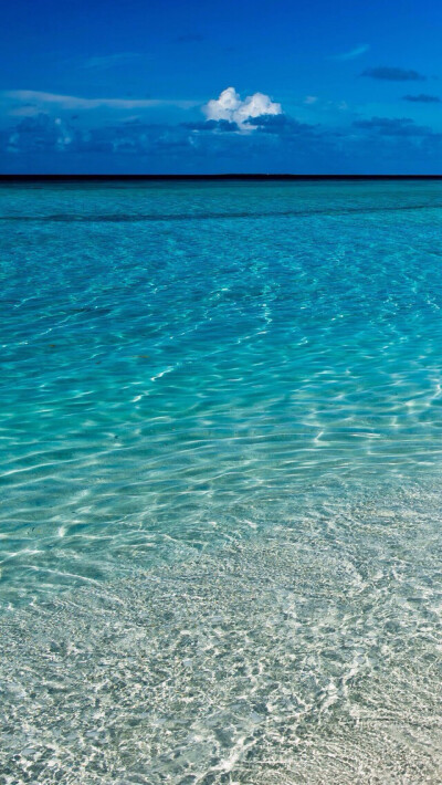 蓝天碧海 海洋 沙滩 唯美风景 iphone手机壁纸 唯美壁纸 锁屏