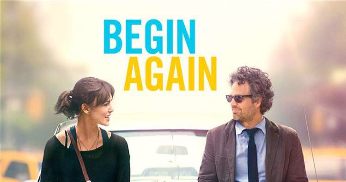 重新开始》(begin again)是一部2013年爱尔兰导演约翰·卡尼编剧并