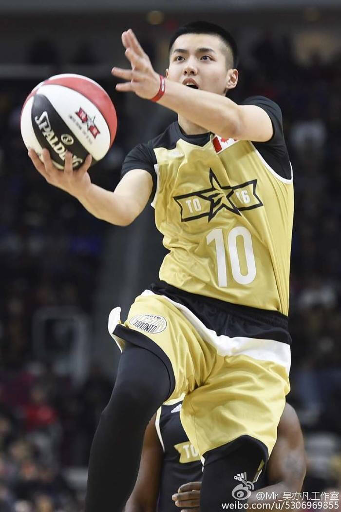 吴亦凡 篮球 NBA 2016加拿大全明星篮球邀请