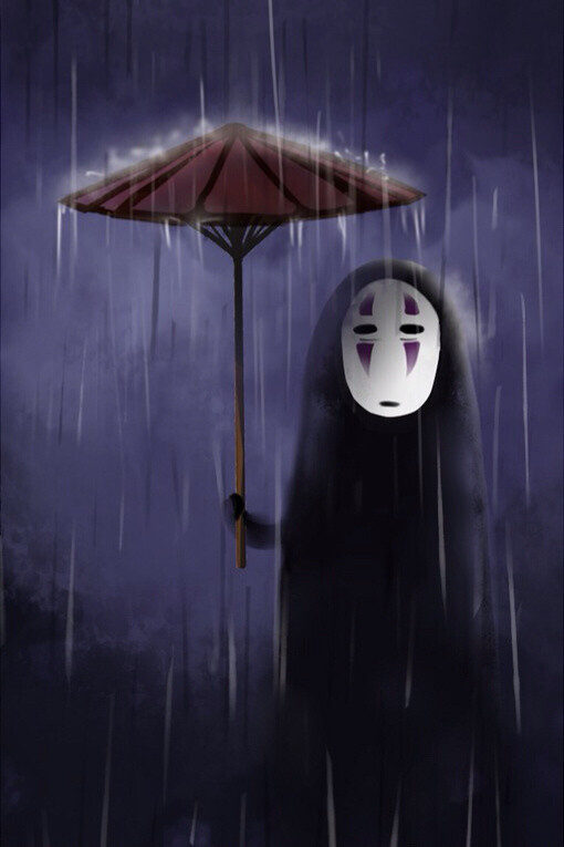 无脸男是日本动画大师宫崎骏的电影作品《千与千寻》中的主要角色之一