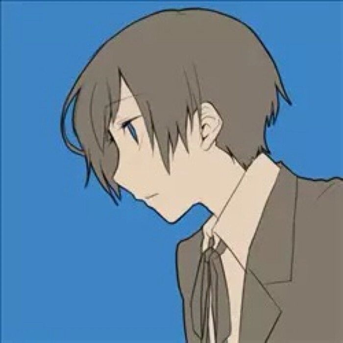 女头 女生头像 正太 可爱 萌 暖男 少年 情头 病娇 冷色 背景 动漫