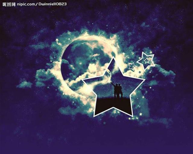 夜空中最亮的星,请照亮我前行.
