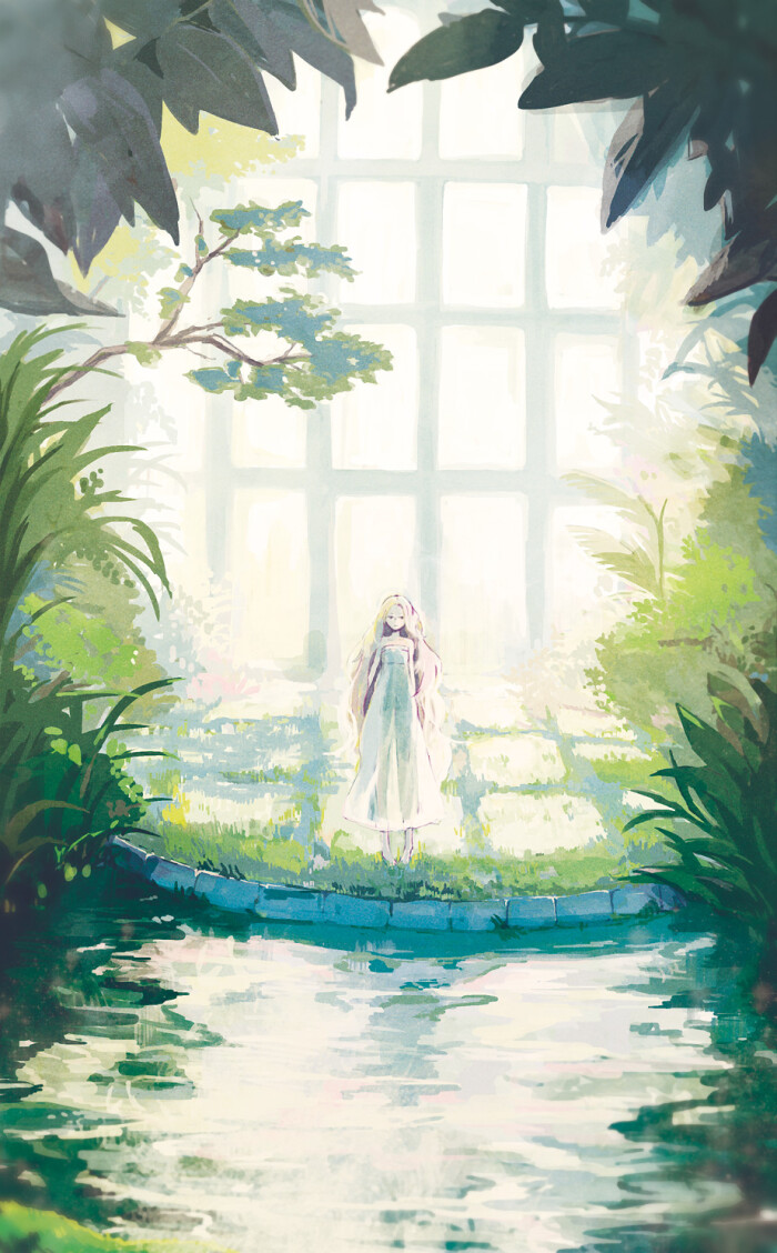 少女,动漫插画, 温暖舒适的手绘插画,非美不爱,色彩淡雅唯美插画人物