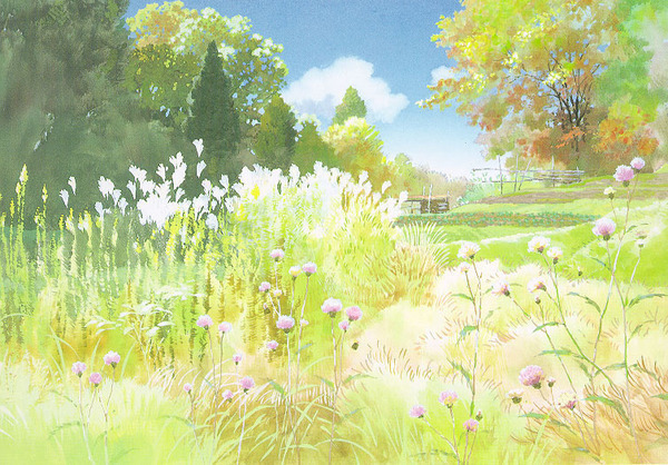 「美图」—#水彩# #插画 # #手绘# #唯美# #清新# #动漫场景# #壁纸
