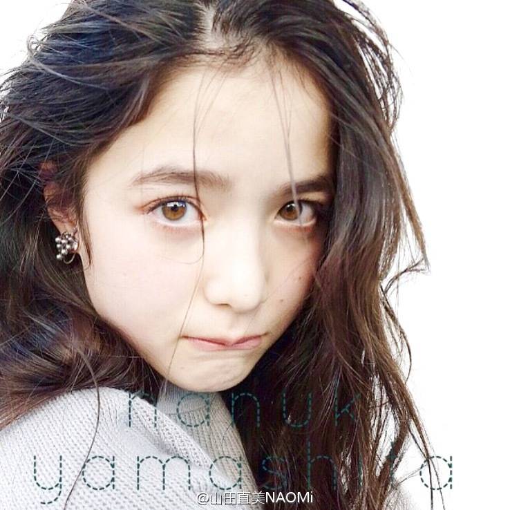 山田直美 13岁日法混血美少女 模特 女生头像
