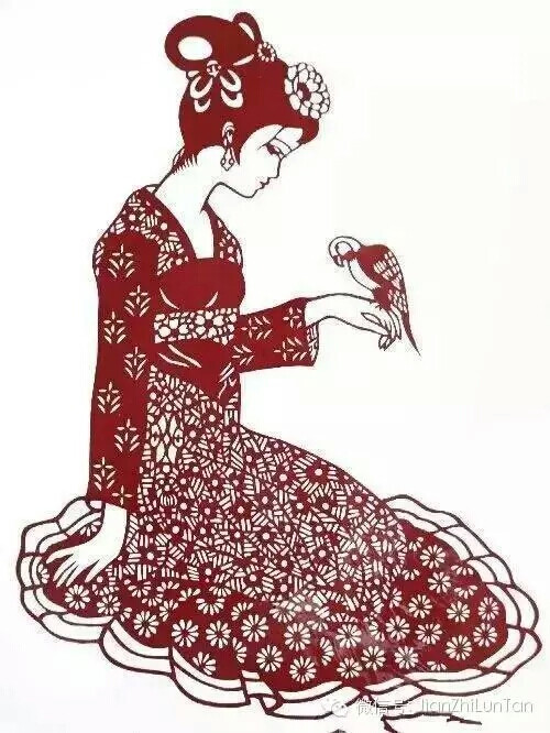 唯美剪纸作品