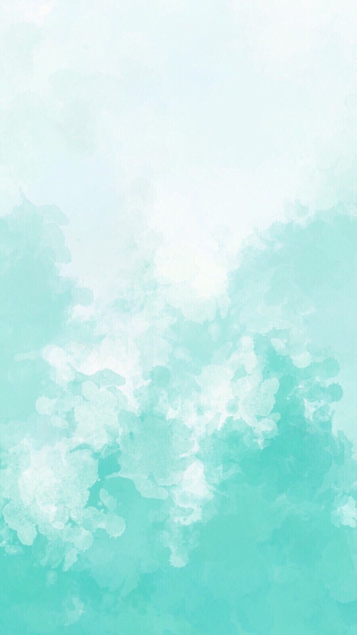 薄荷绿#小清新#意境#背景#手绘#水粉#背景#壁纸#锁屏#键盘#头像