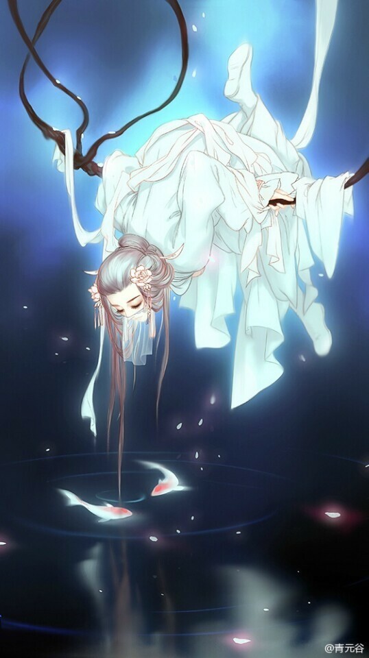 古风,唯美,面纱