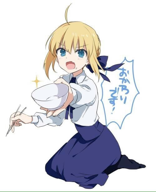 saber 萌 同人