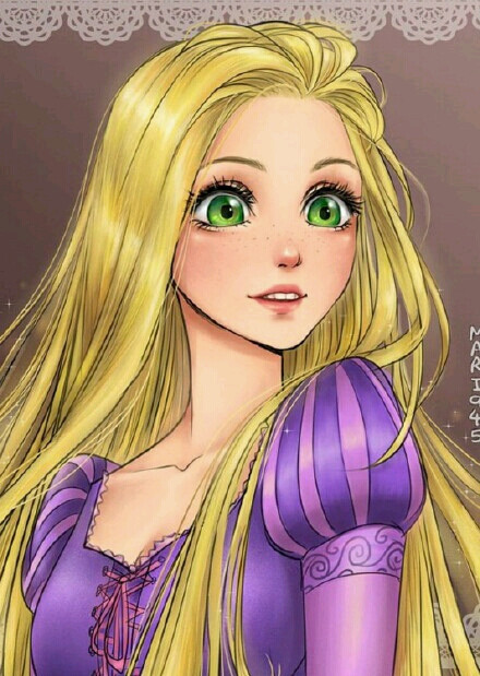 一位大师用另种画风把迪斯尼公主画出来,是不是美美嗒?