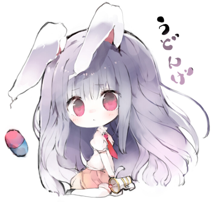 二次元 插画 少女 东方project 幻想乡 铃仙 q版 萌 koたtu [pixiv]