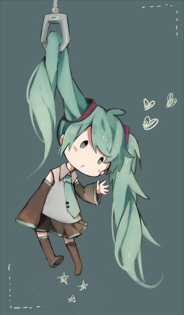 初音 虚拟歌姬 q版