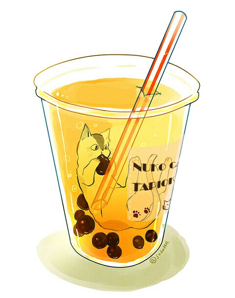 奶茶 | 白地図 p站_id=45421587 #pixiv食堂#插画#手绘#原创#二次元