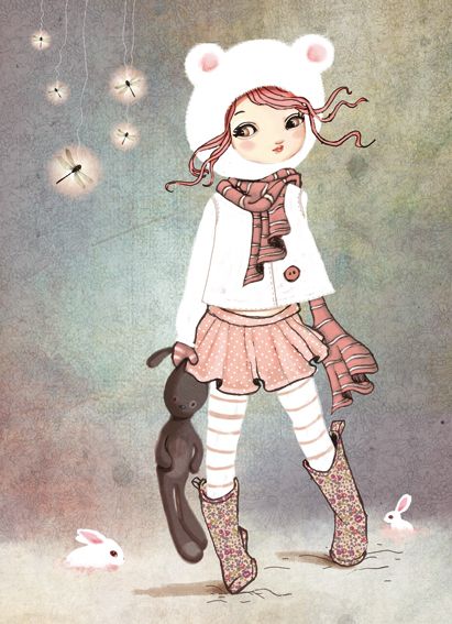 法国里昂艺术家anne cresci 一组可爱儿童插画作品