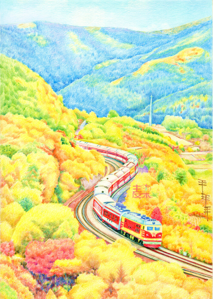 季节之美—山林之秋 秋天是大自然色调的真实展现,清新淡雅.