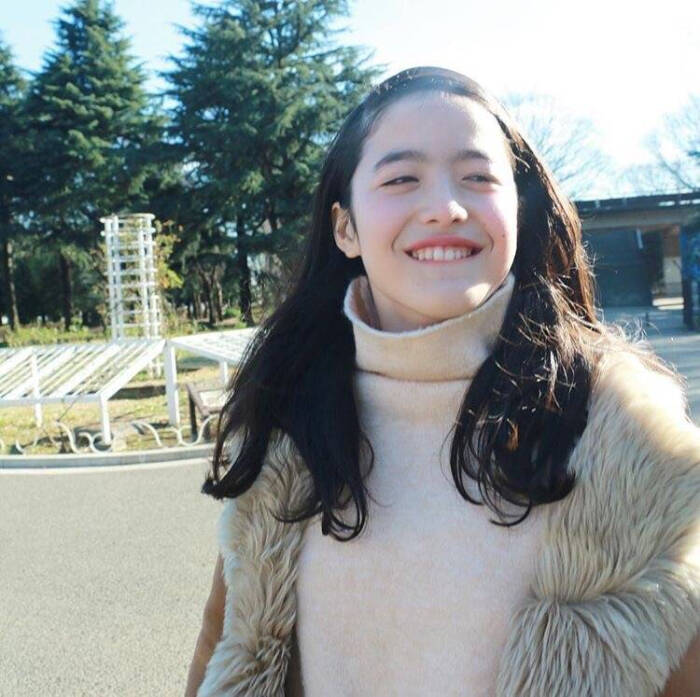 山田直美 13岁日法混血美少女 模特 女生头像