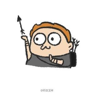 魔性小人系列单人头像 转自微博(es女王样)也可做情侣头像 单人头像