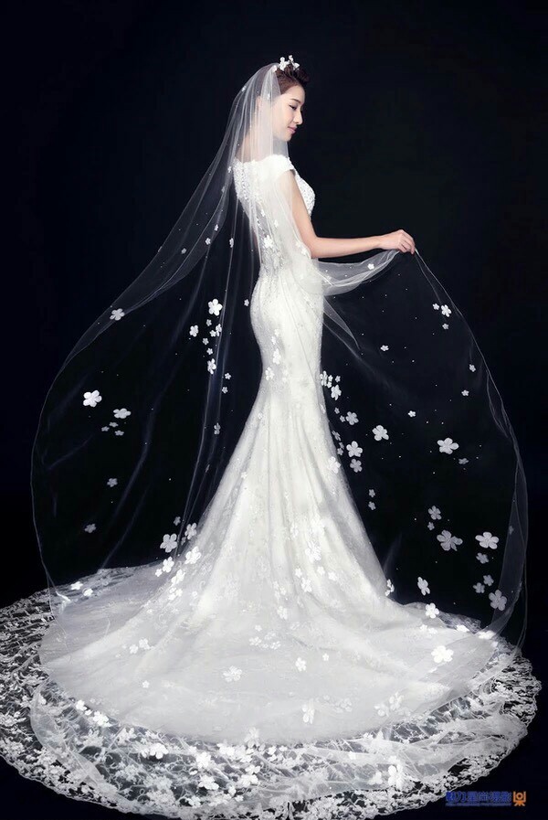 穿上婚纱女孩都是等待绽放的花 婚纱配西装绝配 最美的婚纱献给最美的