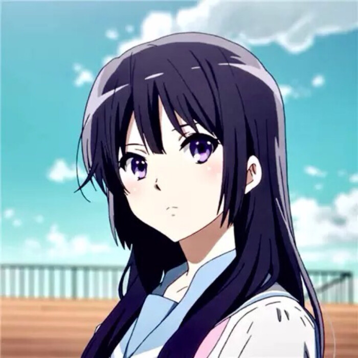 【新堂彩】女头 插画 黑长直 可爱 唯美 诡异 病态 动漫 正太 壁纸