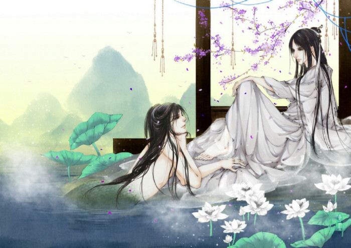 手绘 古风男子
