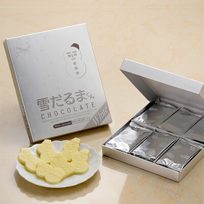 日本北海道 白色恋人 雪人白巧克力-堆糖,美好