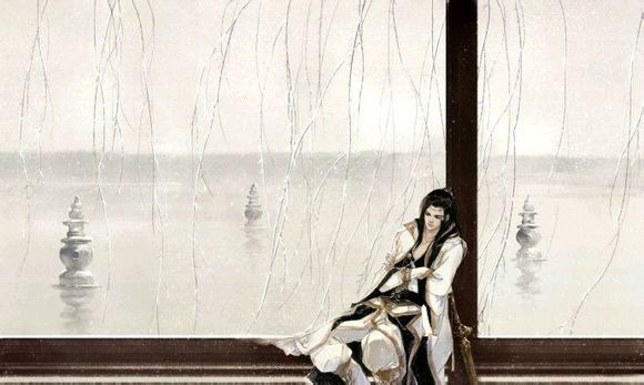 古风插画,风景,人物,手绘,水彩,水墨画,涂鸦,唯美,意境,背景壁纸.