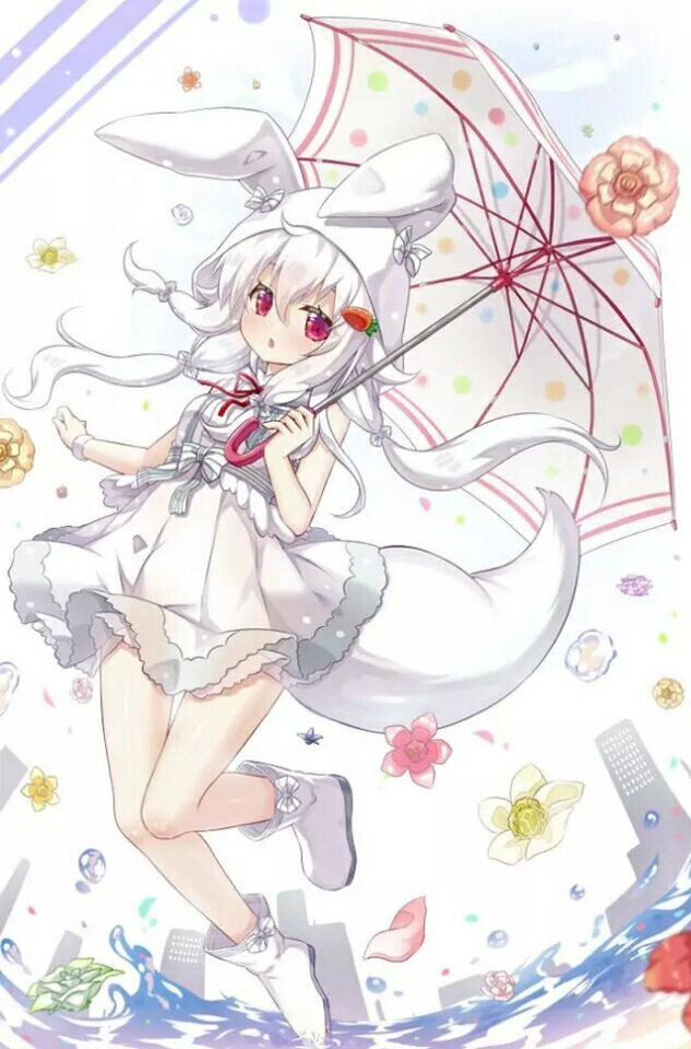 动漫兔耳朵少女