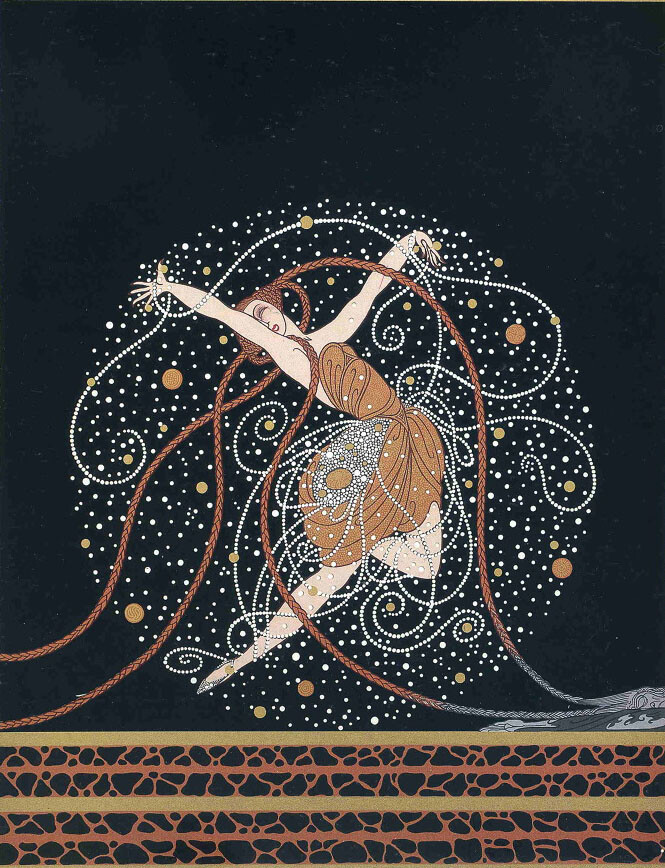 art deco(装饰艺术)画家 erté.