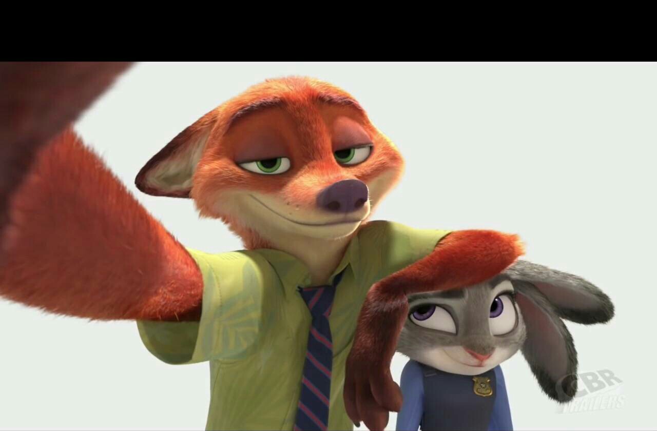 zootopia 疯狂动物城～狐兔cp 狐尼克&兔朱迪兔子 狐狸