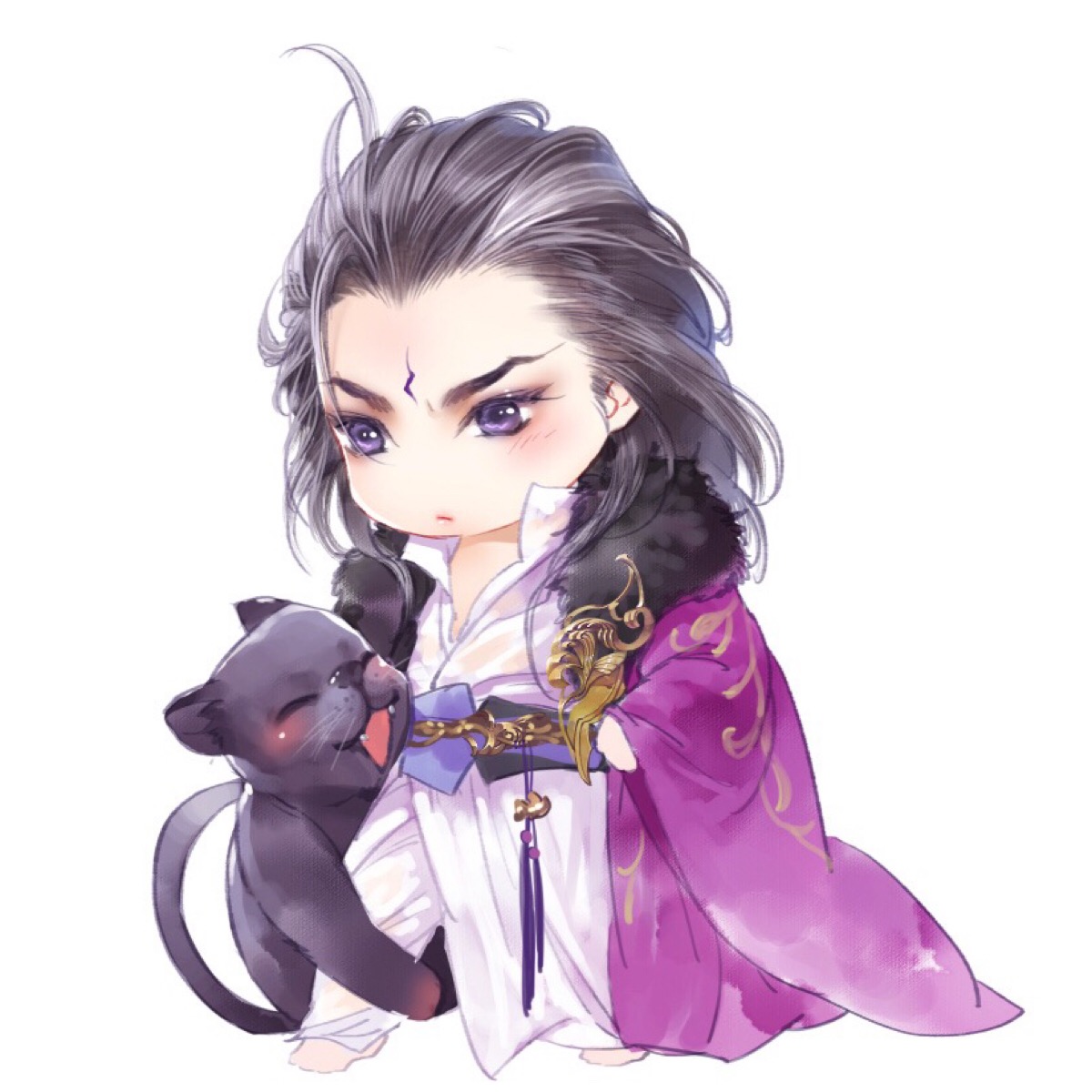 【猫九の】#动漫#插画#二次元#古风#唯美#人物#手绘#美男#美女#q版