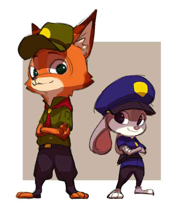 【侵删】#zootopia#nike#judy#疯狂动物城#插画#手绘#同人#二次元