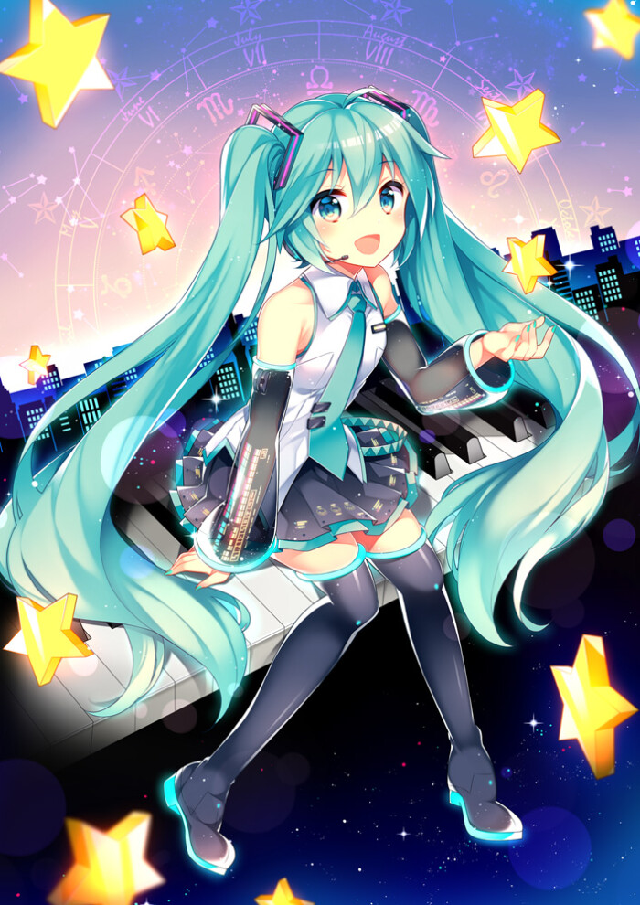 【id=55702513 标题:☆☆☆ 画师:栗栖 歳】初音未来,miku,39,三月九