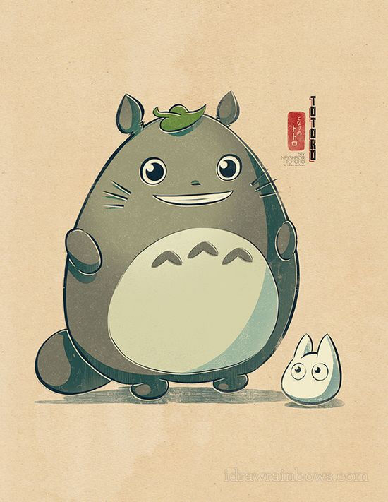 宫崎骏q版画作