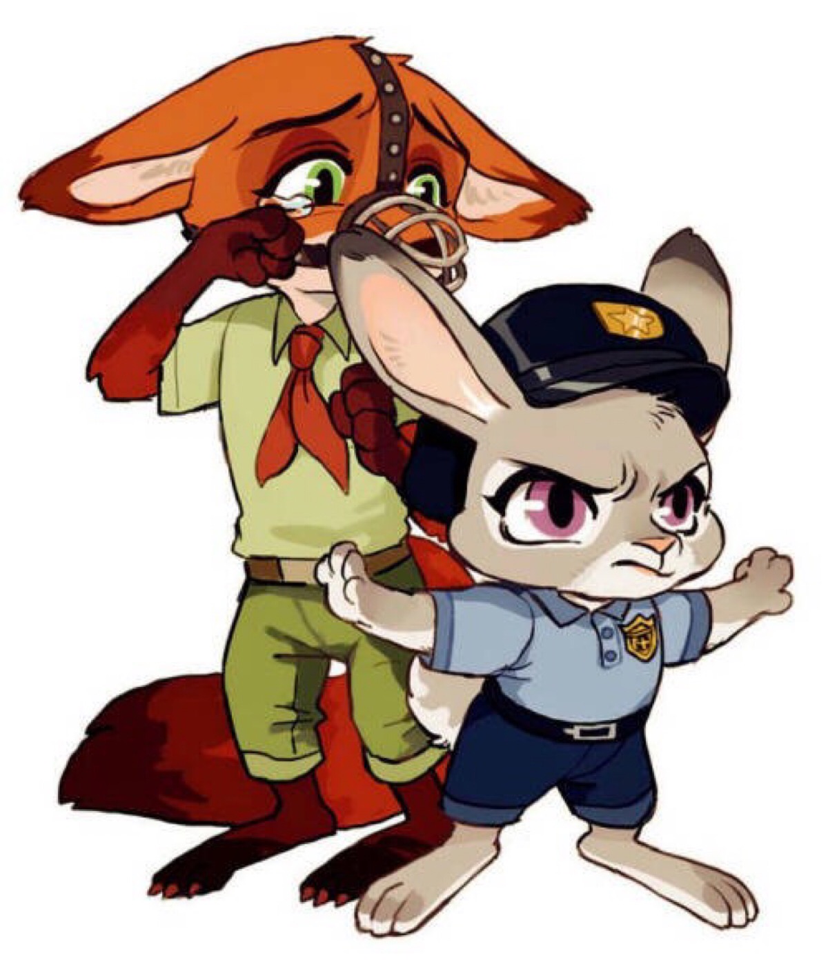 疯狂动物城 zootopia 论狐狸兔子结婚的可能性 图片取自网络 侵歉删